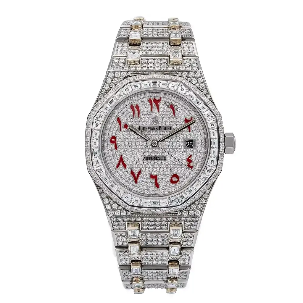 41mm AP Royal Oak Bust Down Men’s Diamond Watch 29.75ct - image 1