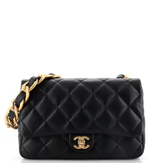CC Funky Town Flap Bag Quilted Lambskin Large - image 1