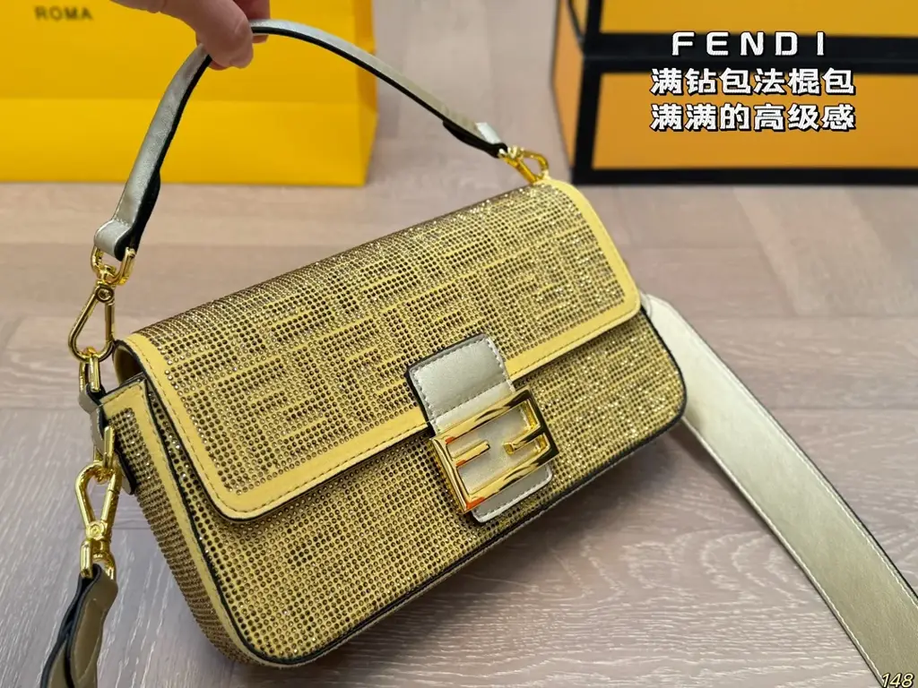 Fen new arrival Baguette Chain bag size；26*15 cm - image 1