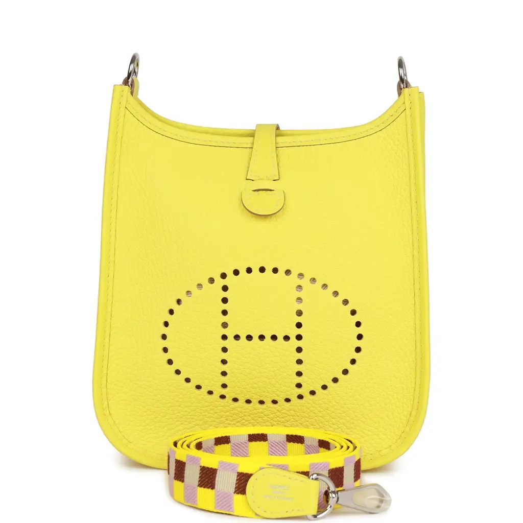 H Evelyne TPM Lime Clemence Palladium Hardware - image 1