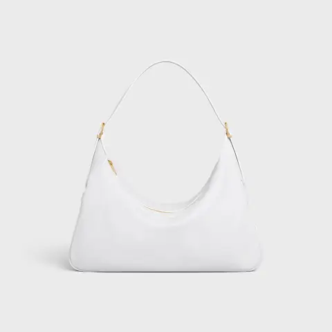 LARGE ROMY IN SUPPLE CALFSKIN ARCTIC WHIT - image 1
