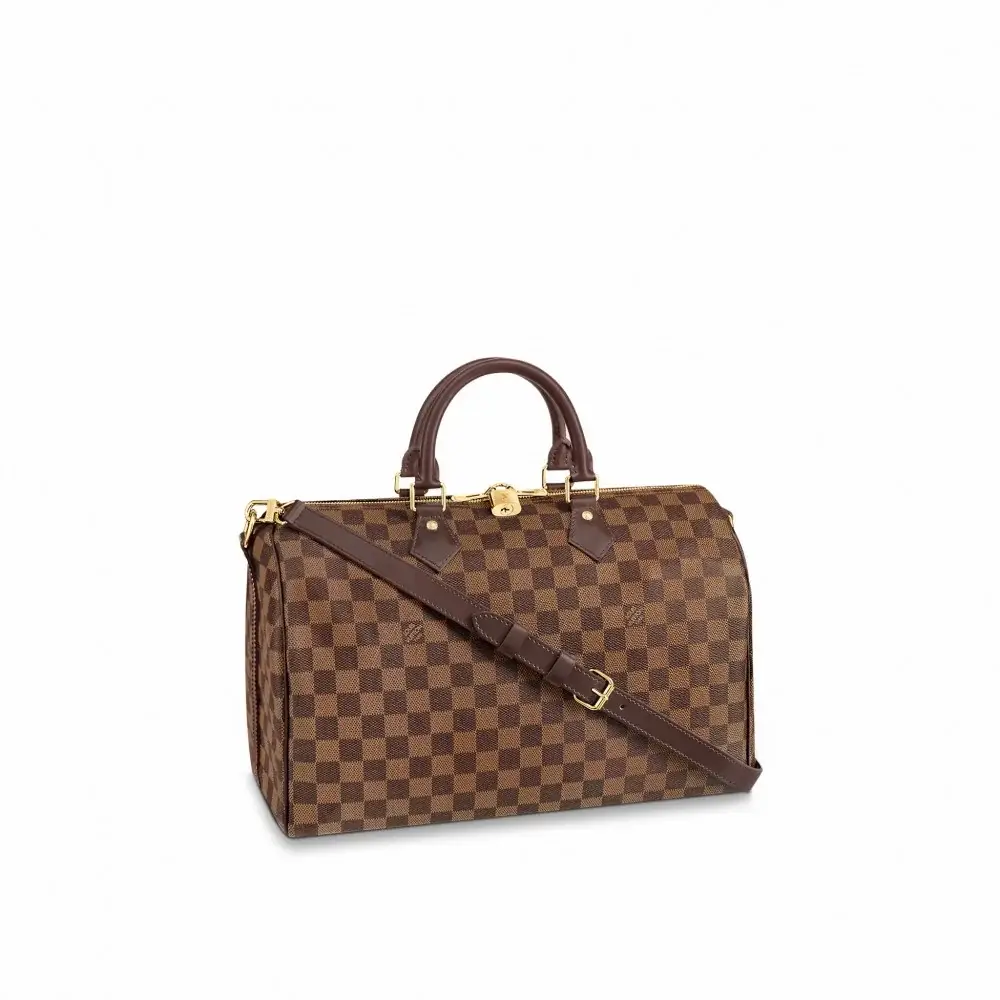 L Damier Ebene Canvas Speedy Bandouliere 35 N41366 - image 1