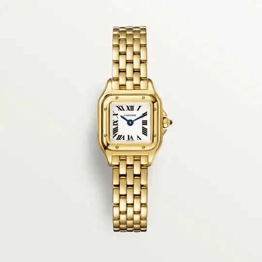 PANTHèRE DE CAR WATCH MINI 18K YELLOW GOLD QUARTZ - image 1