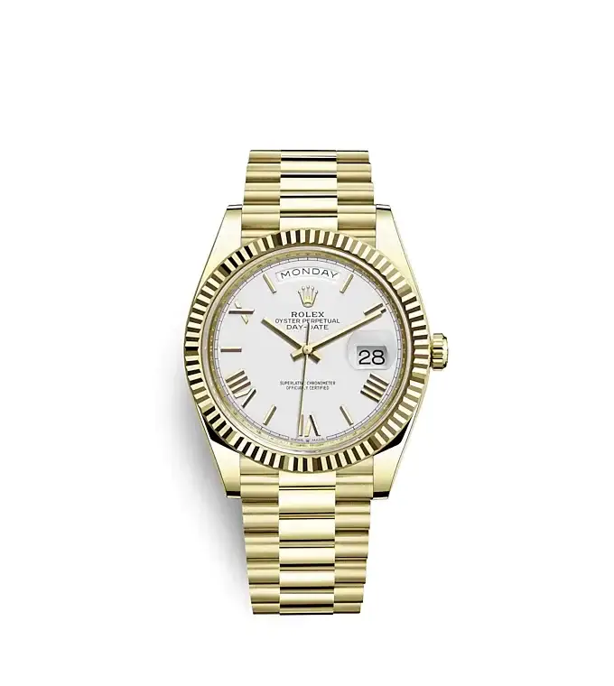 RLX Day-Date 40 White/18 carat yellow gold 40 mm - image 1