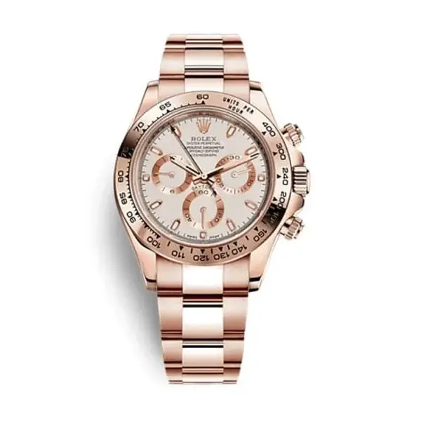 RLX Daytona, Ivory dial, Engraved Bezel, Oyster bracelet, Rose gold Watch 116505-0010 - image 1