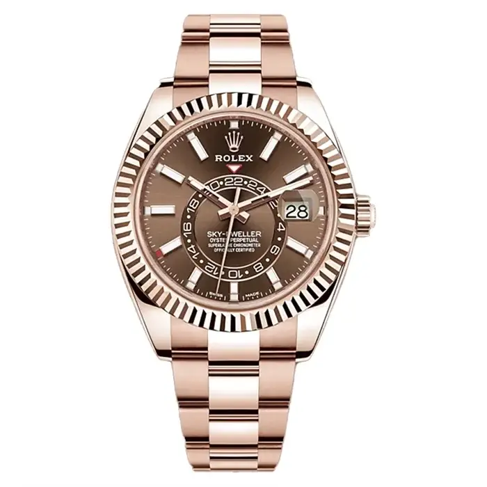 Rlx Sky-Dweller Rose Gold Luxury Men’s Watch M326935-0006 - image 1