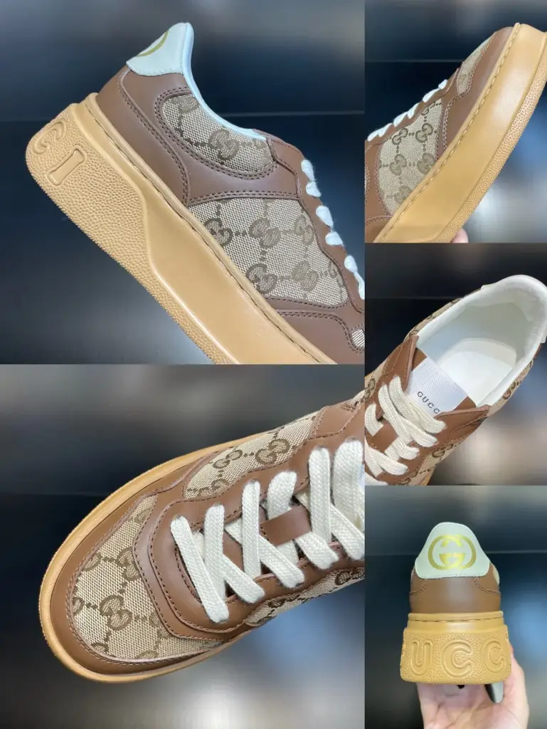 gg Women’s GG Sneaker Brown Beige For Women 676092 UPG20 2866
