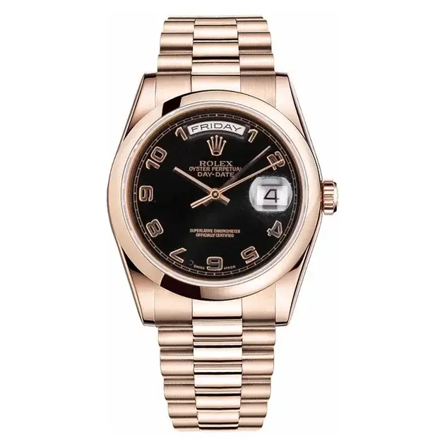 RLX President Day-Date 36 Solid 18k Rose Gold Watch 118205-0059 - image 1