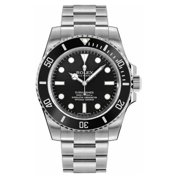 Rlx Submariner Men’s Luxury Diver Watch Black Dial 114060-0002 - image 1