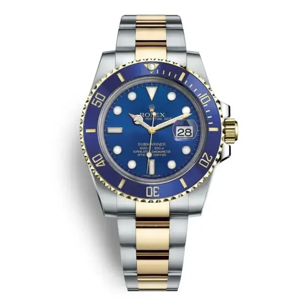Rlx Submariner, Two-Tone, Blue Bezel and Dial 116613 - image 1