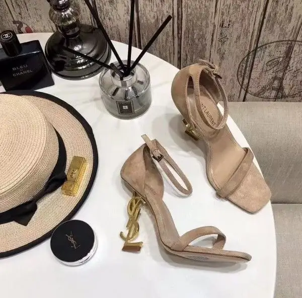 Saint Opyum 110mm Sandals Beige Suede - image 1