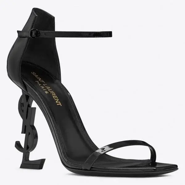 Saint Opyum 110mm Sandals Black Palent Leather - image 1