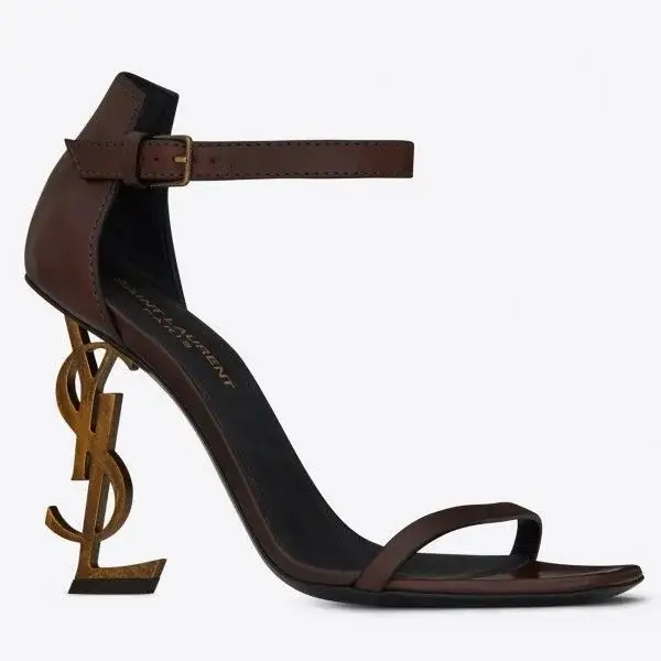Saint Opyum 110mm Sandals Burgundy Leather - image 1